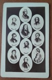 Fotografie tip CDV, busturi de compozitori de muzica clasica
