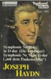 Casetă audio Joseph Haydn &lrm;&ndash; Symphonie Nr. 104 In D-Dur HV I/104, originală, Clasica