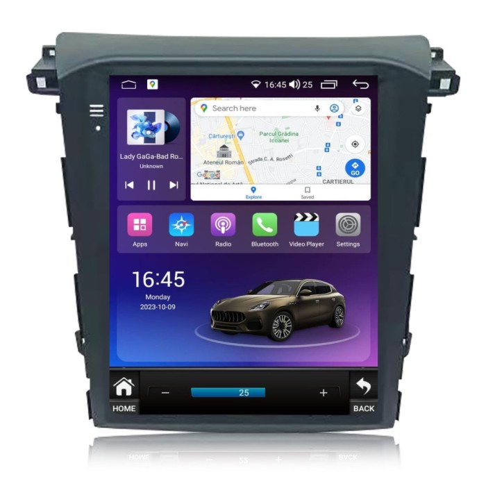 Navigatie dedicata cu Android tip tesla Subaru Forester 2018 - 2021, 4GB RAM,