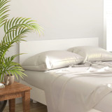 Tăblie de pat, alb, 160x1,5x80 cm, lemn prelucrat, vidaXL