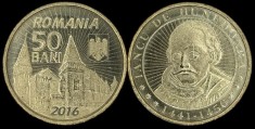 ROMANIA 50 BANI 2016 , IANCU DE HUNEDOARA - UNC , din fisic , necirculata