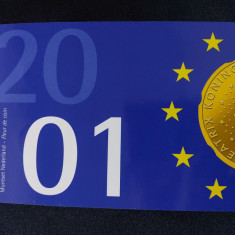 Seria completata monede - Olanda 2001 , 6 monede UNC