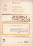 Revista de Obstetrica si Ginecologie, Aprilie-Iunie, 1983