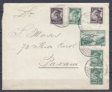 ROMANIA1930 LP 87 CAROL II P.A. LP 94/PLIC CIRCULAT BUCURESTI/GARA DE NORD-PASCANI, Stampilat