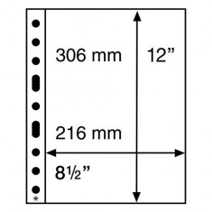 Pachet 50 folii transparente bancnote, Grande cod SH312, format A4, 1C