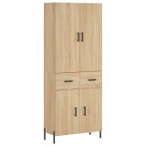 Cumpara ieftin Dulap inalt, stejar sonoma, 69,5x34x180 cm, lemn compozit