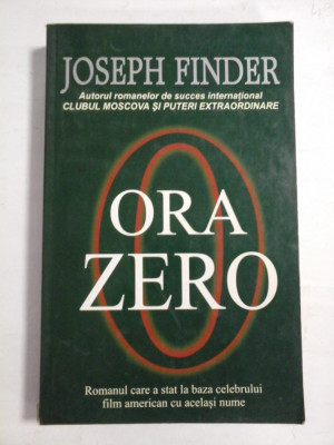 ORA ZERO (roman) - Joseph FINDER foto