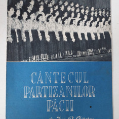 Partitura: Cantecul partizanilor pacii, de Ion D. Chirescu, cor de 4 voci SATB