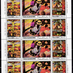 DB Pictura Ras Al Khaima Gauguin MS MNH