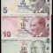 TURCIA SET / LOT : 5 + 10 + 20 Lira 2024, 2025,2022 ( 2009 ) [ P-222g ; P-223g ; P -224f ] Seria : G-G-G , UNC , necirculate