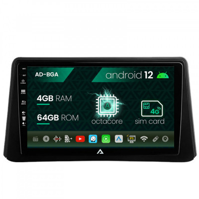 Navigatie Opel Mokka (2012-2016), Android 12, A-Octacore 4GB RAM + 64GB ROM, 9 Inch - AD-BGA9004+AD-BGRKIT390 foto