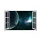 Autocolant decorativ, Fereastra, Planete, Multicolor, 83 cm, 241ST
