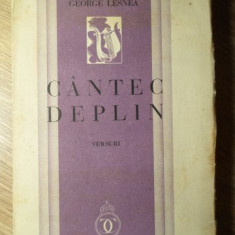 CANTEC DEPLIN. VERSURI PRINCEPS-GEORGE LESNEA