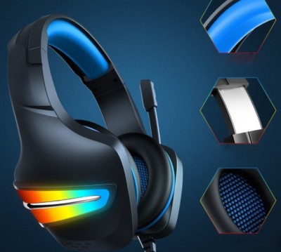 CASTI GAMING STEREO MULTICOLOR, SURROUNDSOUND 7.1, SUPER BASS, LUMINA LED foto