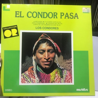 Vinil LP Los Condores &amp;ndash; El Condor Pasa (VG++) foto