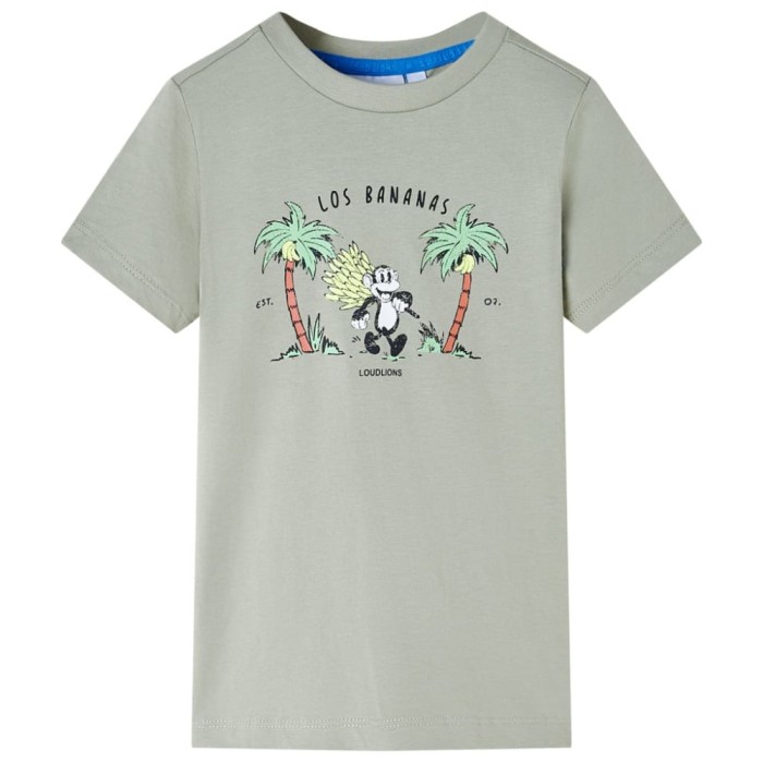 Tricou pentru copii, kaki deschis, 140 11683