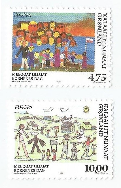 |Danemarca, Groenlanda, Europa CEPT, 1998, MNH
