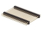 Conector şir pini tată 40 pini cu 2 nivele drept