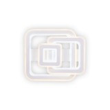 Plafoniera Mera LED 136W 3CCT cu telecomanda, alb, Erste