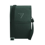 Guess, Certosa, Poliuretan, Geantă textilă crossbody, Gri, HMCERTP2285, 22 x 23,5 x 5 cm, Pentru bărbați