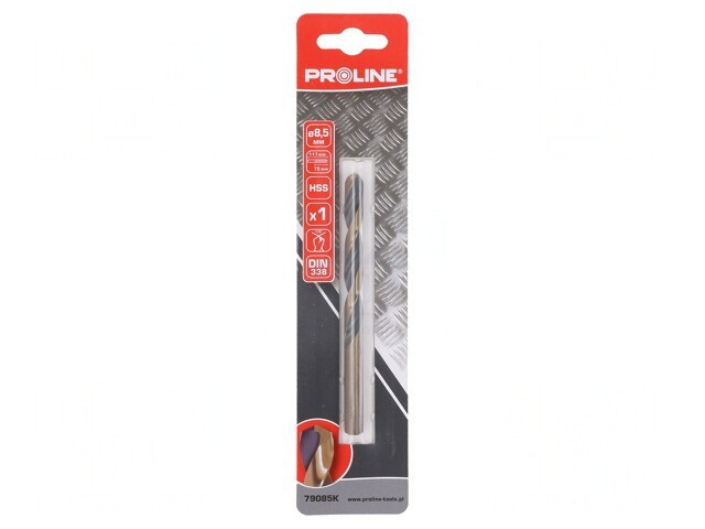 Burghiu Metal 8.5mm Oțel Rapid HSS Blister
