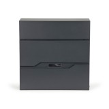 Cumpara ieftin Cutie postala Homelux din otel galvanizat, antracit, cu suport pentru ziare