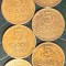 ROMANIA RPR LOT MONEDE 5 BANI X 6 PIESE : 1952, 1953,1954,1955,1956,1957