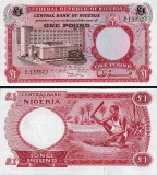 !!! RARR : NIGERIA - 1 POUND (1965) - P 8 - UNC