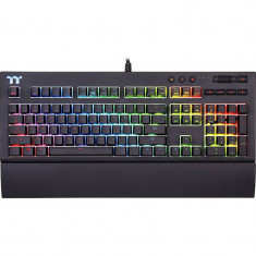 Tastatura Gaming Tt eSPORTS by Thermaltake Premium X1 RGB Cherry MX Blue Mecanica foto