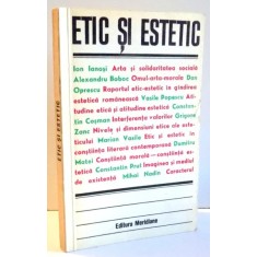 ETIC SI ESTETIC de DUMITRU MATEI , 1979