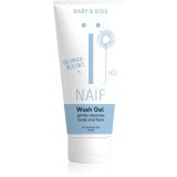 Naif Baby &amp; Kids Wash Gel gel pentru spălarea și curățarea copiilor și a bebelușilor corp si fata 200 ml