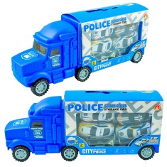 Camion transport + masinute metal foto