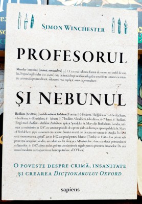 Profesorul si nebunul - Simon Winchester foto