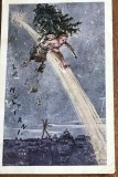 CPISTR5 Carte Postala Veche 1928 Craciun Inger Acuarela Bednarik Marvan Ploiesti