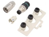 Conector M8 Tată 3 PIN Drept pe Cablu 4A IP67 32V