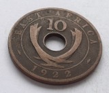 346. Moneda Africa de Est 10 cents 1922