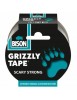 Bandă adezivă texturată reparații argintie BISON GRIZZLY 48mmx10m