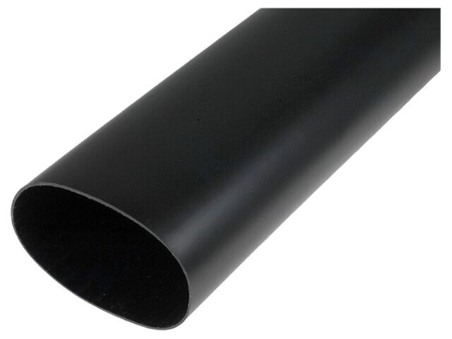 Manşon termocontractabil cu adeziv HELLERMANNTYTON 105mm L: 1m negru