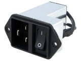 Conector AC 20A 250VAC IEC 60320