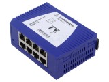 Switch Ethernet neadministrabil Hirschmann 8 porturi, alimentare 9,6-32VDC
