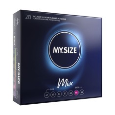 My Size Mix - Prezervative 64 mm, 28 buc