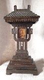 Troiță lemn sculptat h40 cm neo-br&acirc;ncovenesc