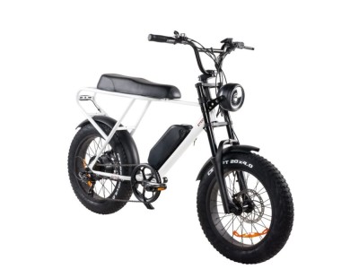 Bicicleta electrica Z-Tech ZT-86-A LEGACY, motor 250W, baterie 48V 13Ah, viteza 25km/h, autonomie 45km, viteza maxima asistata 25km/h - Alb foto