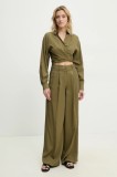 Answear Lab compleu femei, culoarea verde