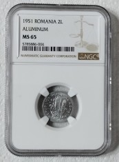 2 LEI 1951 MS 65 - GRADATA NGC - 5785886-004