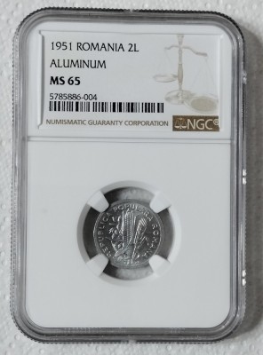 2 LEI 1951 MS 65 - GRADATA NGC - 5785886-004 foto