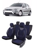 Cumpara ieftin Set Huse scaune insertii piele ecologica FORD Focus 1 (1998-2005) Albastru, Umbrella