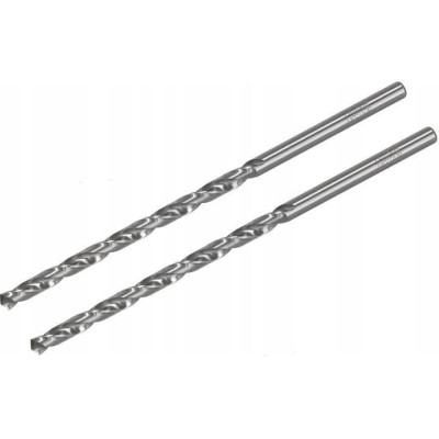 Burghiu pentru metal, lung, 2 buc, 4x119 mm, Drel foto