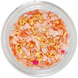 Decorațiuni unghii &ndash; inimi portocalii 3D, INGINAILS