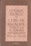 Eftimie Murgu - Curs de filosofie tinut la academia Mihaileana (1834-35,